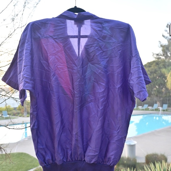 80s Vintage Bonnie Blair Women’s Sports Top / Windbreaker - Picture 5 of 9